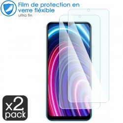 Verre Fléxible Dureté 9H pour Smartphone REALME C25Y (Pack x2)