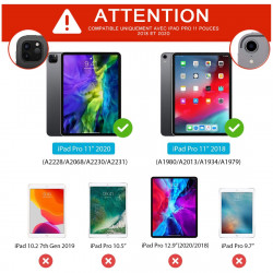 Étui de Protection Ultra Fin Dos Aimanté Mode Support pour Apple iPad Pro 11 2020