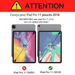 Étui de Protection Ultra Fin Dos Aimanté Mode Support pour Apple iPad Pro 11 2018