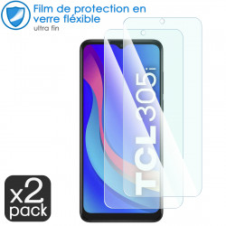 Verre Fléxible Dureté 9H pour Smartphone TCL 305i (Pack x2)