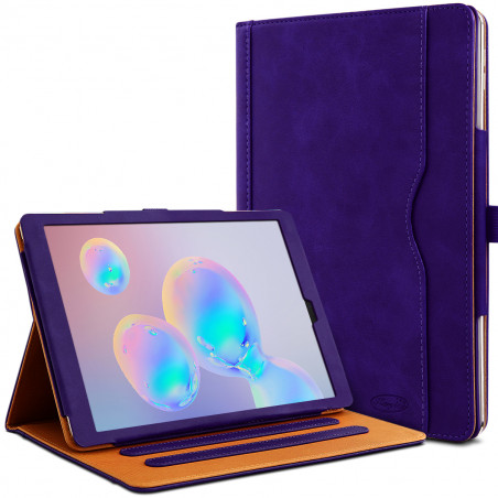 Étui Housse de Protection Support Violet pour Samsung Galaxy Tab S6 10.5 SM-T860