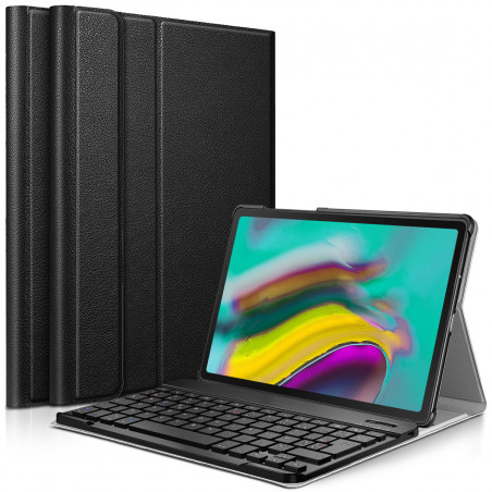 Étui de Protection Slim (Noir) + Clavier Bluetooth pour Lenovo Tab M10 Plus 2e Gén 10.3