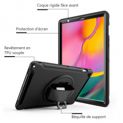 Coque Protection Intégrale (Noir) pour Samsung Galaxy Tab A SM-T510 (10.1" 2019)