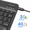 Mini Clavier sans Fil Bluetooth AZERTY pour Logicom La Tab 74 7 pouces