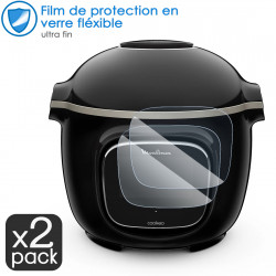[Pack x2] Protection écran Verre Fléxible pour Moulinex Cookeo Touch 6L