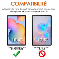 Étui Clavier Azerty Bluetooth pour Samsung Galaxy Tab S6 Lite 10.4"  P610