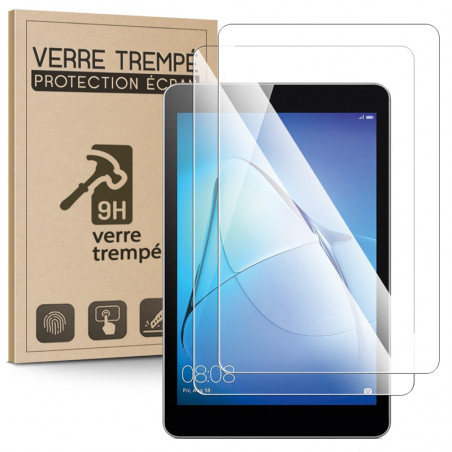 [Pack x2] Protection d'écran en Verre Trempé pour Tablettes tactiles 10,1 pouces