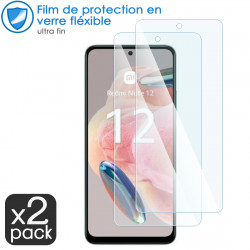 Verre Flexible Dureté 9H pour Smartphone Xiaomi Redmi Note 12 4G (Pack x2)