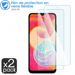 Verre Flexible Dureté 9H pour Smartphone Samsung Galaxy A04e  (Pack x2)