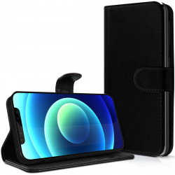 Étui Portefeuille (Noir 2-D) pour Smartphone Orange Neva Sparkle