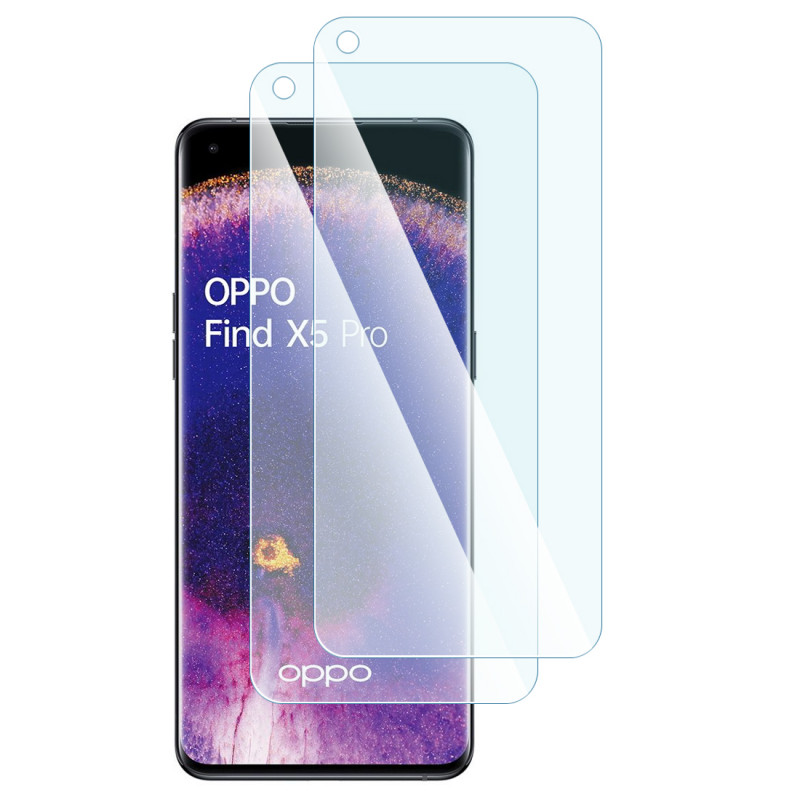 Verre Fléxible Dureté 9H pour Smartphone Oppo Find X5 Pro (Pack x2)