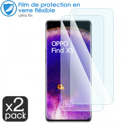 Verre Fléxible Dureté 9H pour Smartphone Oppo Find X5 Lite (Pack x2)