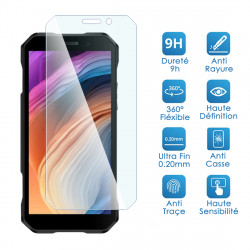 Verre Fléxible Dureté 9H pour Smartphone Doogee S51 (Pack x2)