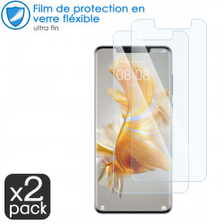 Verre Flexible Dureté 9H pour Smartphone Huawei Mate 50 (Pack x2)