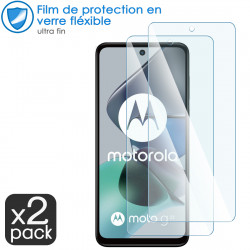 Verre Flexible Dureté 9H pour Smartphone Motorola Moto G23 5G (Pack x2)