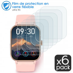 [Pack x6] Protection Écran Verre Flexible pour IOWODO Montre Connectée