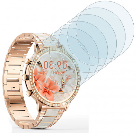 [Pack x6] Protection Écran Verre Flexible pour ZKCREATION Montre Connectée Femme