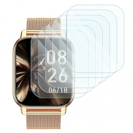 [Pack x6] Protection Écran Verre Flexible pour FMK I18 Montre Connectée