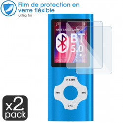 Verre Fléxible Dureté 9H pour écran MYMAHDI Lecteur MP3 1.8 pouces (Pack x2)