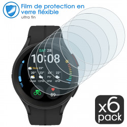 [Pack x6] Verre Fléxible Dureté 9H pour Samsung Galaxy Watch5 Pro Bluetooth (45mm) Montre connectée