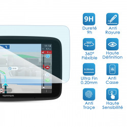 Film de Protection en Verre Flexible pour TomTom GPS Voiture GO Discover 7 Pouces