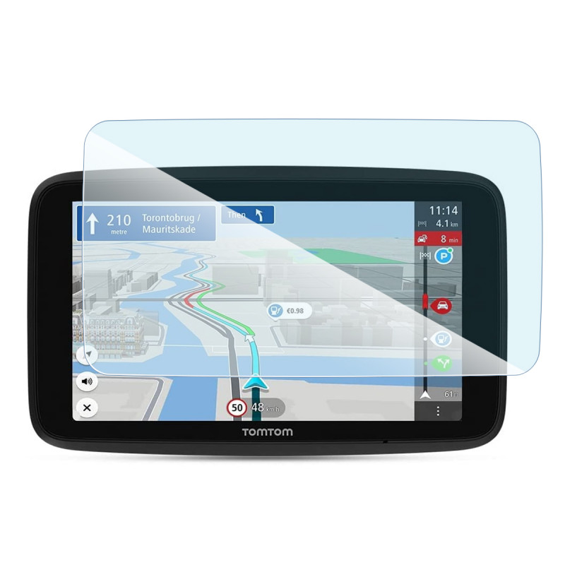 Film de Protection en Verre Flexible pour TomTom GPS Voiture GO Classic, 5 Pouces