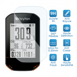 (Pack x2) Protection d'écran en Verre Flexible pour Bryton Mixte Bryton 750T GPS