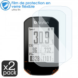 (Pack x2) Protection d'écran en Verre Flexible pour Bryton Mixte Bryton 750T GPS