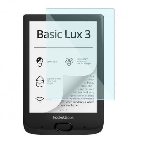Protection écran en Verre Fléxible pour Liseuse PocketBook Basic Lux 3