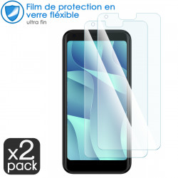 Verre Fléxible Dureté 9H pour Smartphone Logicom Five Pro (Pack x2)