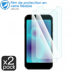 Verre Fléxible Dureté 9H pour Smartphone Logicom Link (Pack x2)