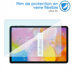 Protection en Verre Fléxible compatible pour Tablette POWMUS T28-EEA 10 Pouces