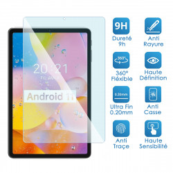 Protection en Verre Fléxible compatible pour Tablette POWMUS T28-EEA 10 Pouces