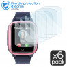 [Pack x6] Protection Écran Verre Flexible pour Montre Connectée Enfant YEDASAH