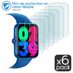 [Pack x6] Protection Écran Verre Flexible pour Montre Connectée Enfant PTHTECHUS 1,83"