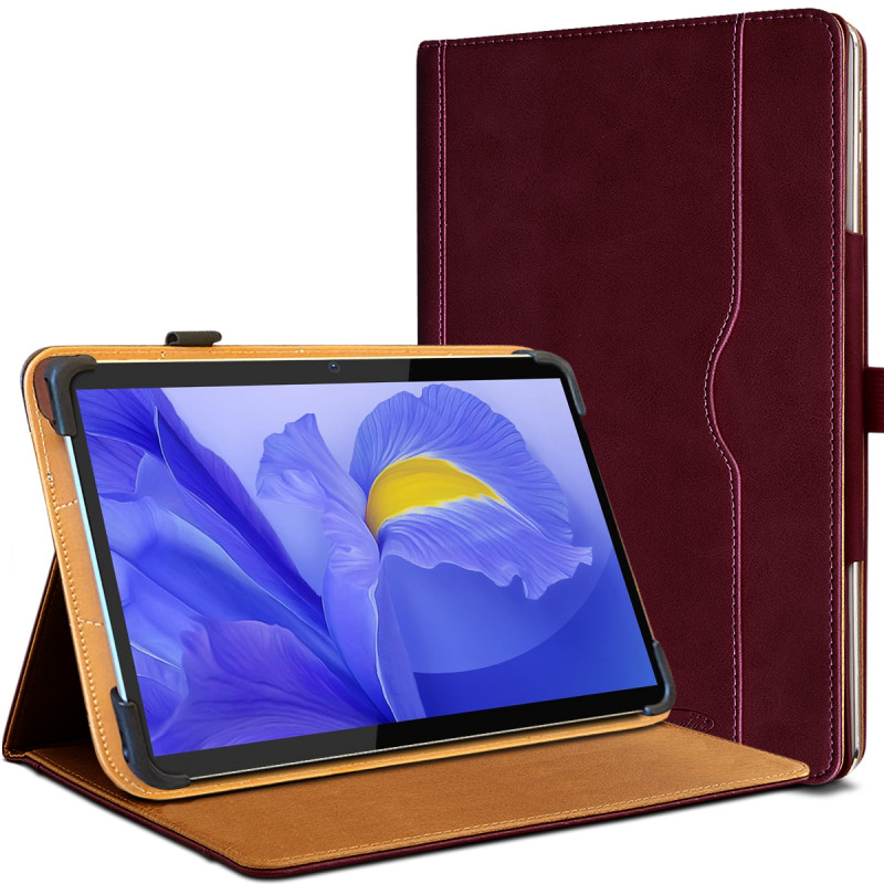 Étui Housse de Protection (R05-Bordeau) pour Tablette Logicom La Tab 130