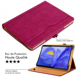 Étui Housse de Protection (R05-Rose) pour Tablette Logicom La Tab 130