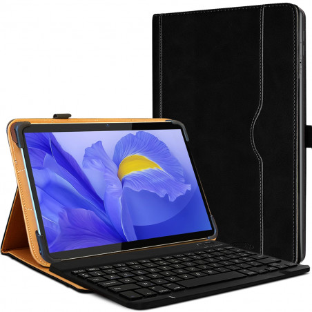 Clavier AZERTY + Étui de Protection (R05-Noir) pour Tablette DOOGEE T10