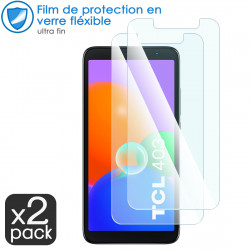 Verre Fléxible Dureté 9H pour Smartphone TCL 403 (Pack x2)