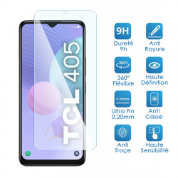 Verre Fléxible Dureté 9H pour Smartphone TCL 405 (Pack x2)