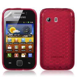 copy of Housse étui coque gel damiant pour Samsung Galaxy Y S5360 couleur rouge