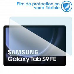 Protection en Verre Fléxible compatible pour Samsung Galaxy Tab S9 FE (10.9 pouces)