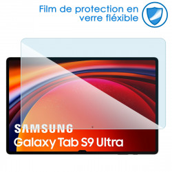 Protection en Verre Fléxible compatible pour Samsung Galaxy Tab S9 Ultra (14,6 pouces)