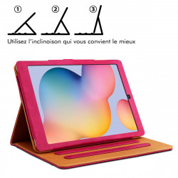 Étui Housse de Protection (R06-Rose) pour Tablette Logicom la Tab 130