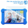 Protection en Verre Fléxible pour SANNUO Tablette Enfants 7 Pouces Android 11