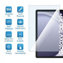 Protection en Verre Fléxible pour Tablette Samsung Galaxy Tab A9+ (11 pouces)