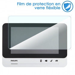 Protection écran en Verre Fléxible pour PHILIPS Visiophone  écran 7 pouces