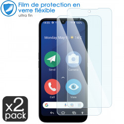 Verre Fléxible Dureté 9H pour Smartphone Swissvoice G55 (Pack x2)