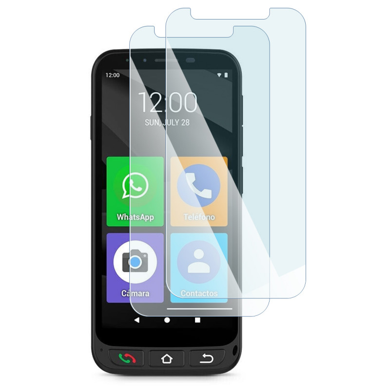 Protection Ecran Verre Fléxible Dureté 9H pour Mobile Swissvoice G50 (Pack x2)