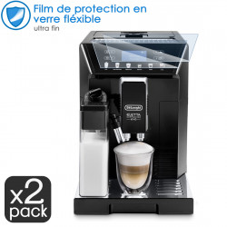 Protection d'écran en Verre Fléxible pour De'Longhi Eletta Evo Machine a Café (Pack x2)